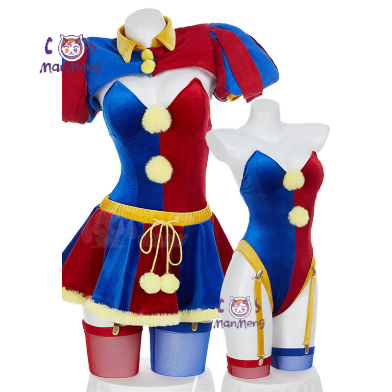 Anime Cosplay Jumpsuit - Аниме удивительный джокер девушка цифровой цирк