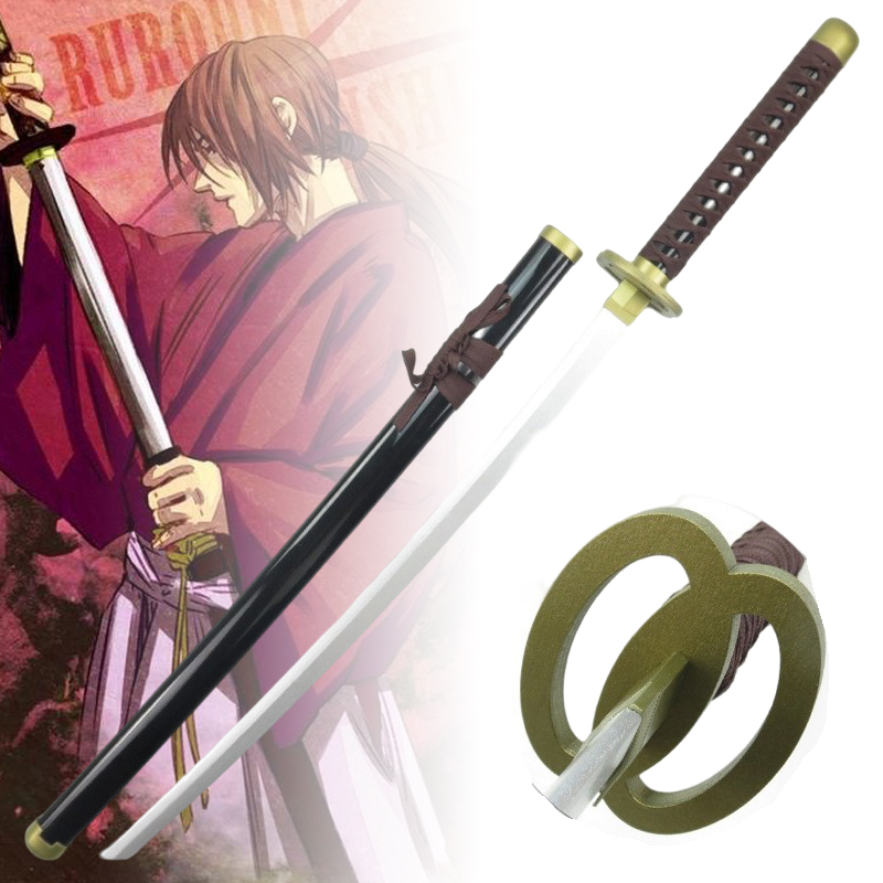 Anime Cosplay Real - 40 дюймов Himura Kenshin Katana Wood