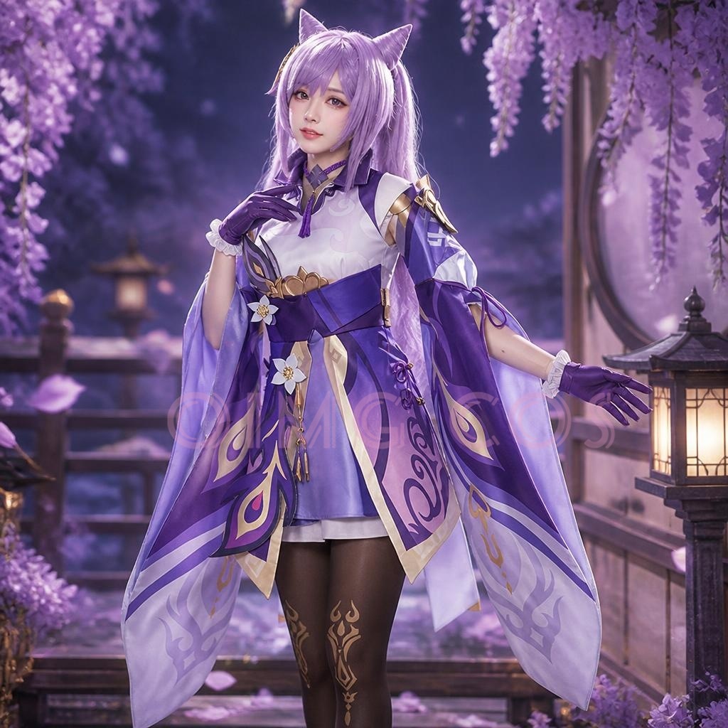 Anime Cosplay Women - Костюм для косплея Кэцин из Genshin
