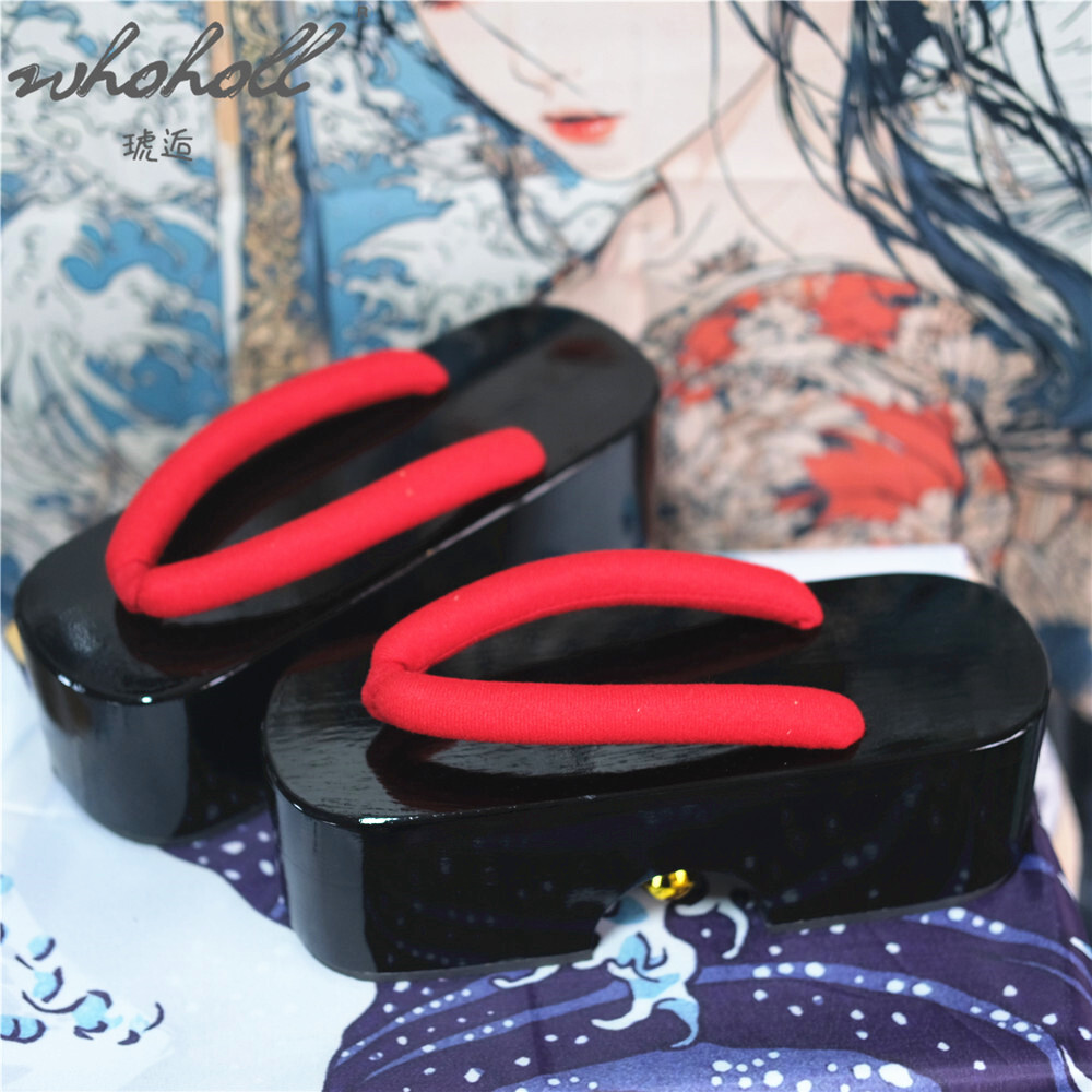 Anime Cosplay Thick - Летние женские шлепанцы, японские сабо гейши