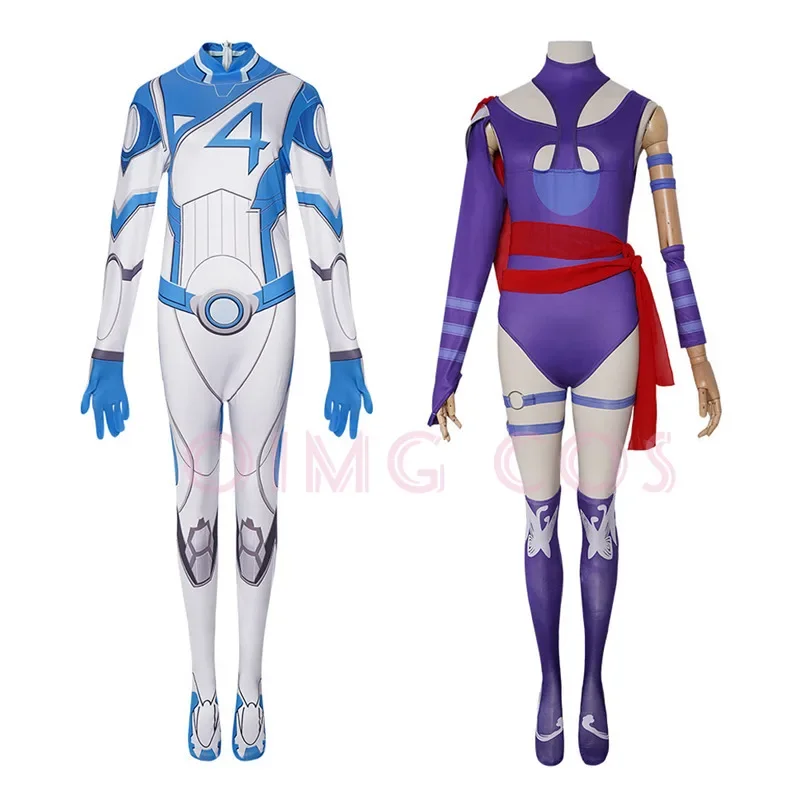 Anime Cosplay Jumpsuit - Костюм для косплея Невидимой Женщины Псайлок,