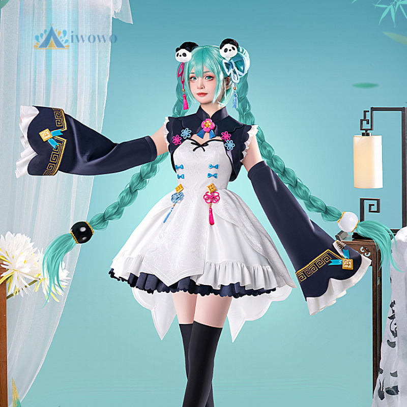 Anime Cosplay Women - Аниме проект Sekai косплей костюм Мику