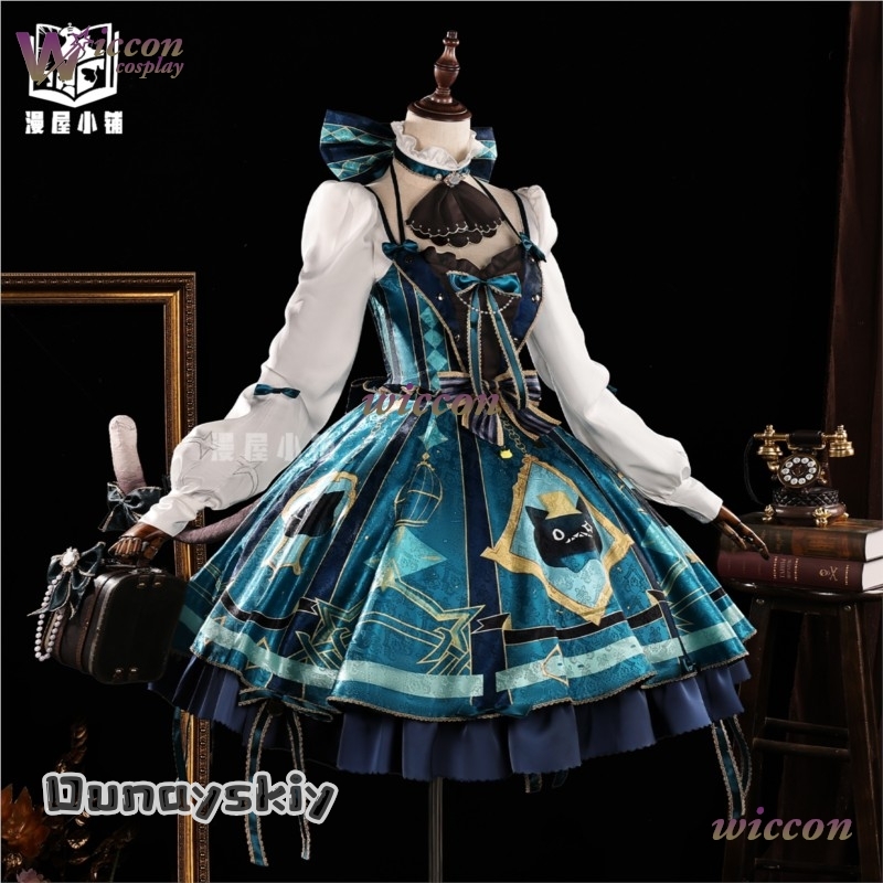 Anime Cosplay Korean Girl - Genshin Impact Корейско-кофейная совместная линетта Косплей