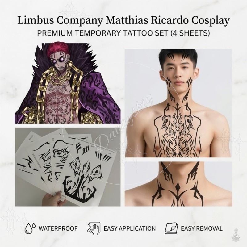 Маттиас Рикардо Черный племенн – обзор и цена Anime Cosplay Face