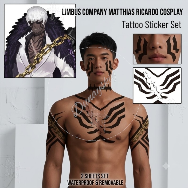 Маттиас Рикардо Черный племенн – обзор и цена Anime Cosplay Face