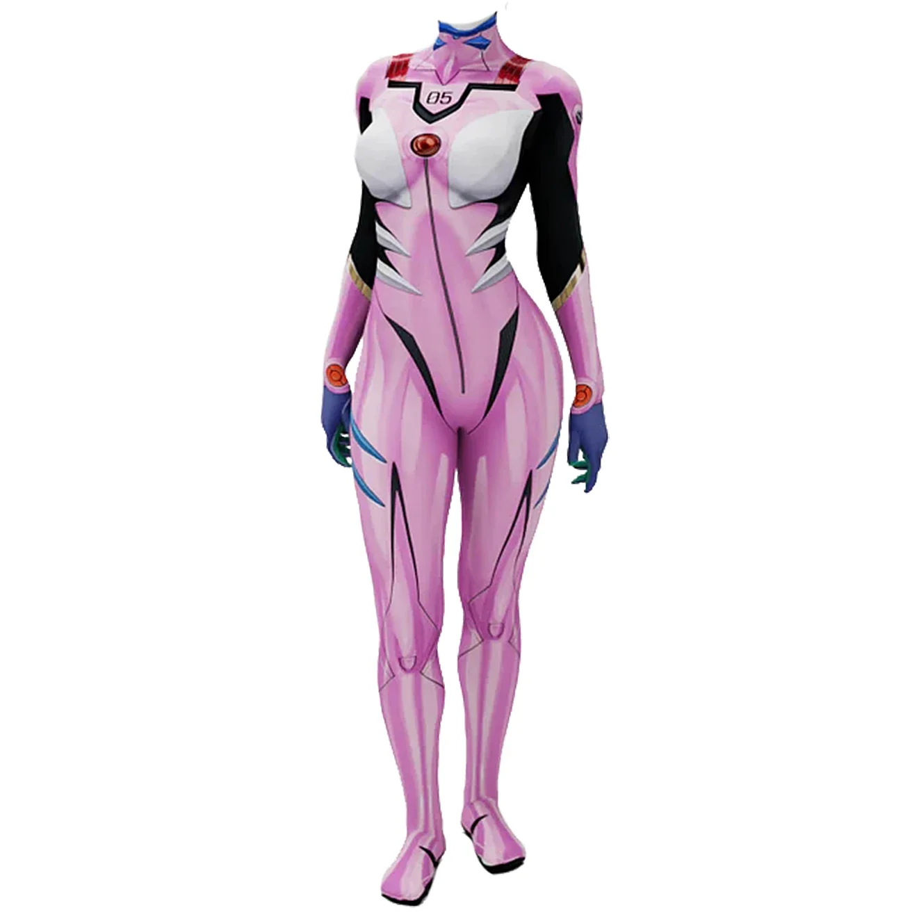 Аниме EVA 05 Макинми Косплей К – обзор и цена Anime Cosplay Jumpsuit