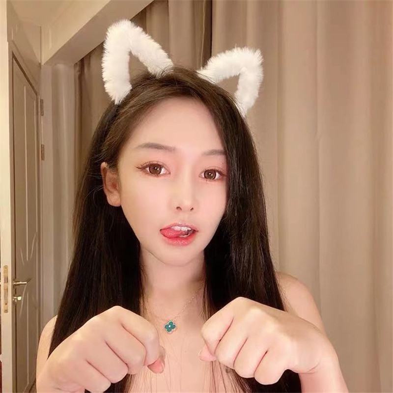 Милые пушистые повязки на голо – обзор и цена Anime Cosplay Korean Girl