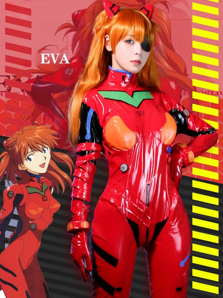 Новый комбинезон Eva Shikinami – обзор и цена Anime Cosplay Jumpsuit